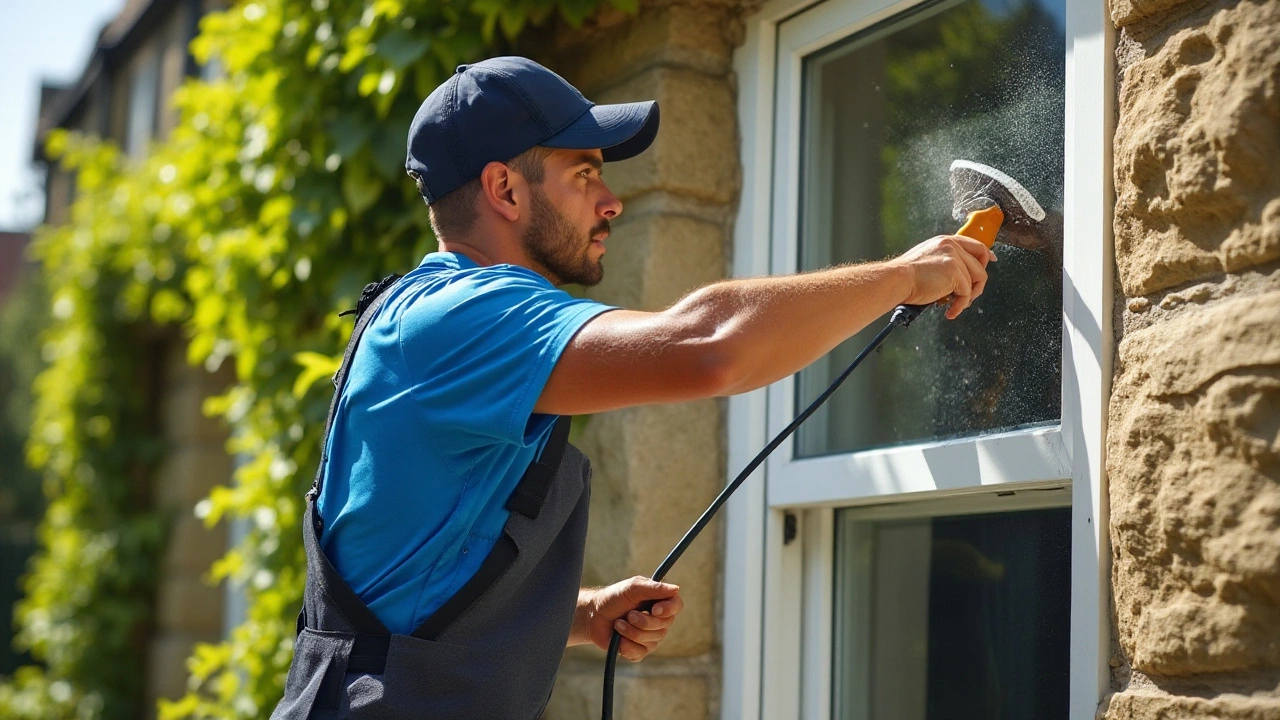 What Makes Up a Window Cleaner's Arsenal: Inside the Bucket