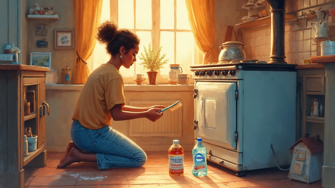 Effortlessly Clean Your Oven with Vinegar, Baking Soda, and Dawn