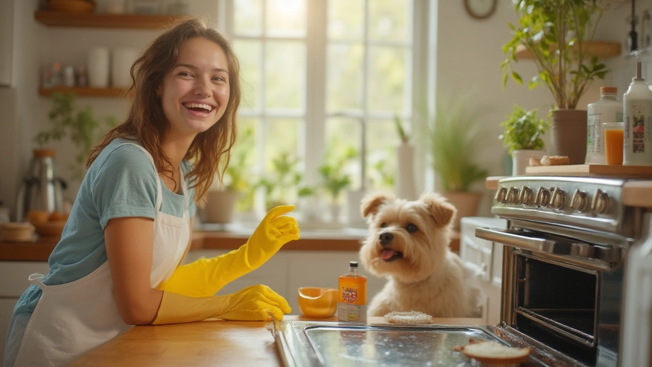 How to Remove Burnt Residue from Your Oven Easily