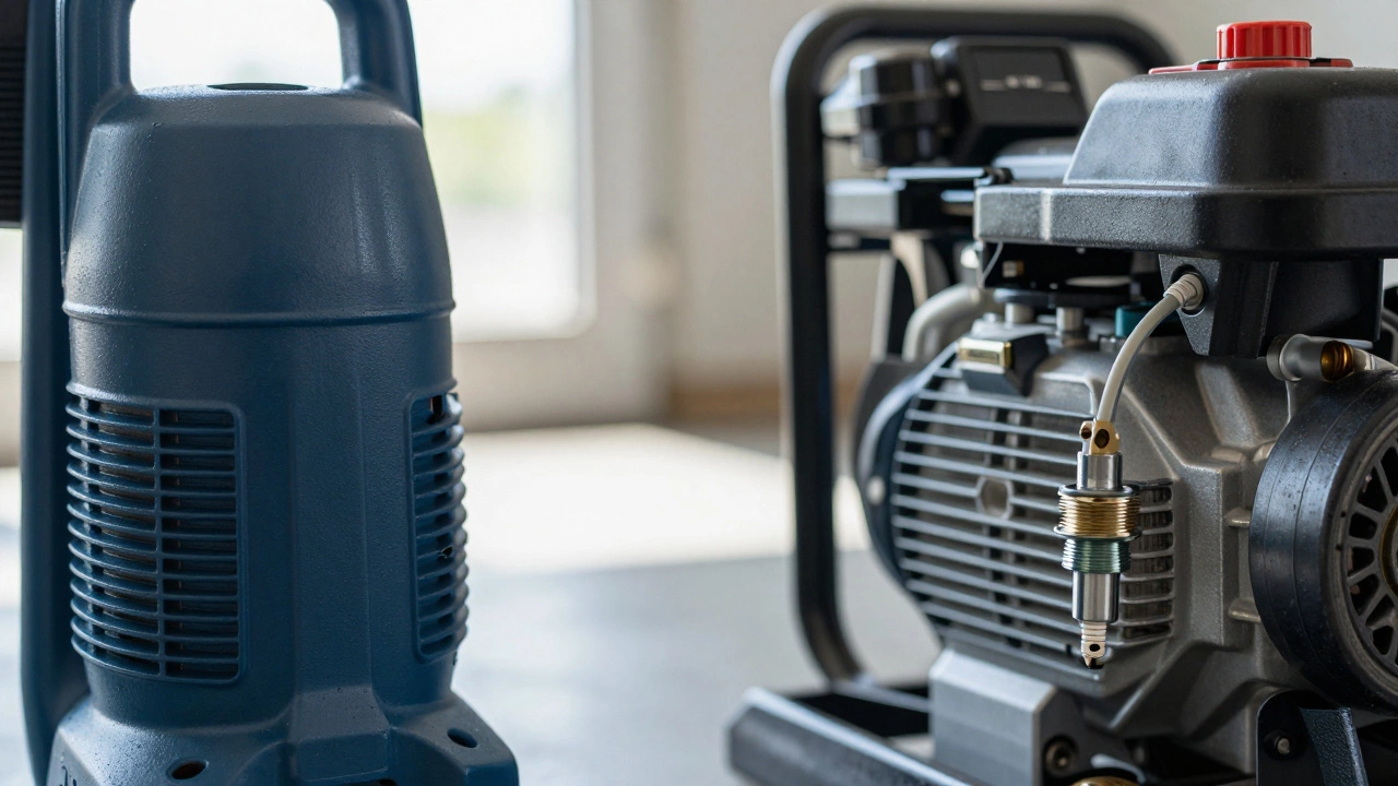Low-maintenance electric motor vs complex gas engine components