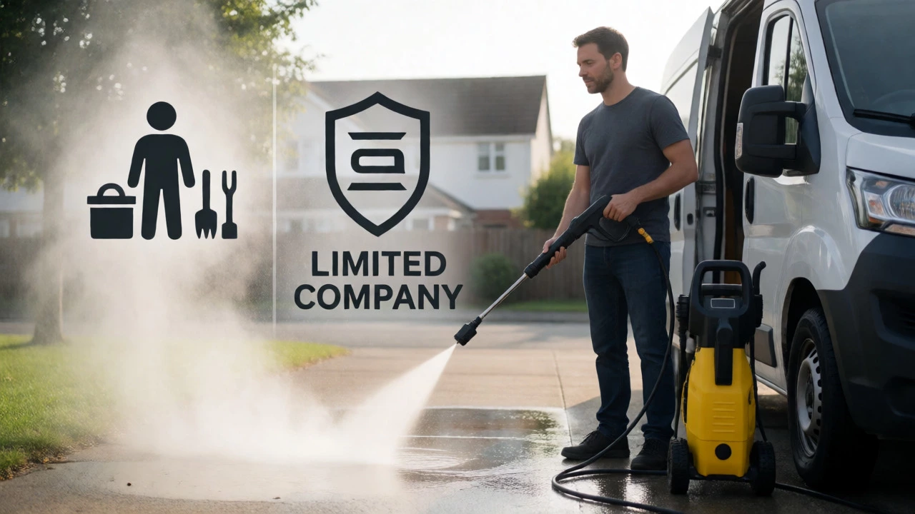 Best Business Structure for Pressure Washing: Sole Trader vs Ltd