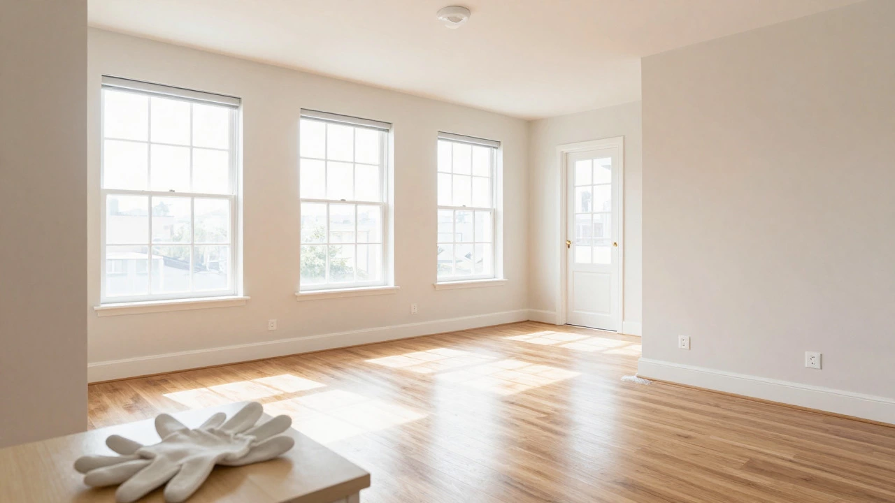Bright, spotless apartment ready for inspection