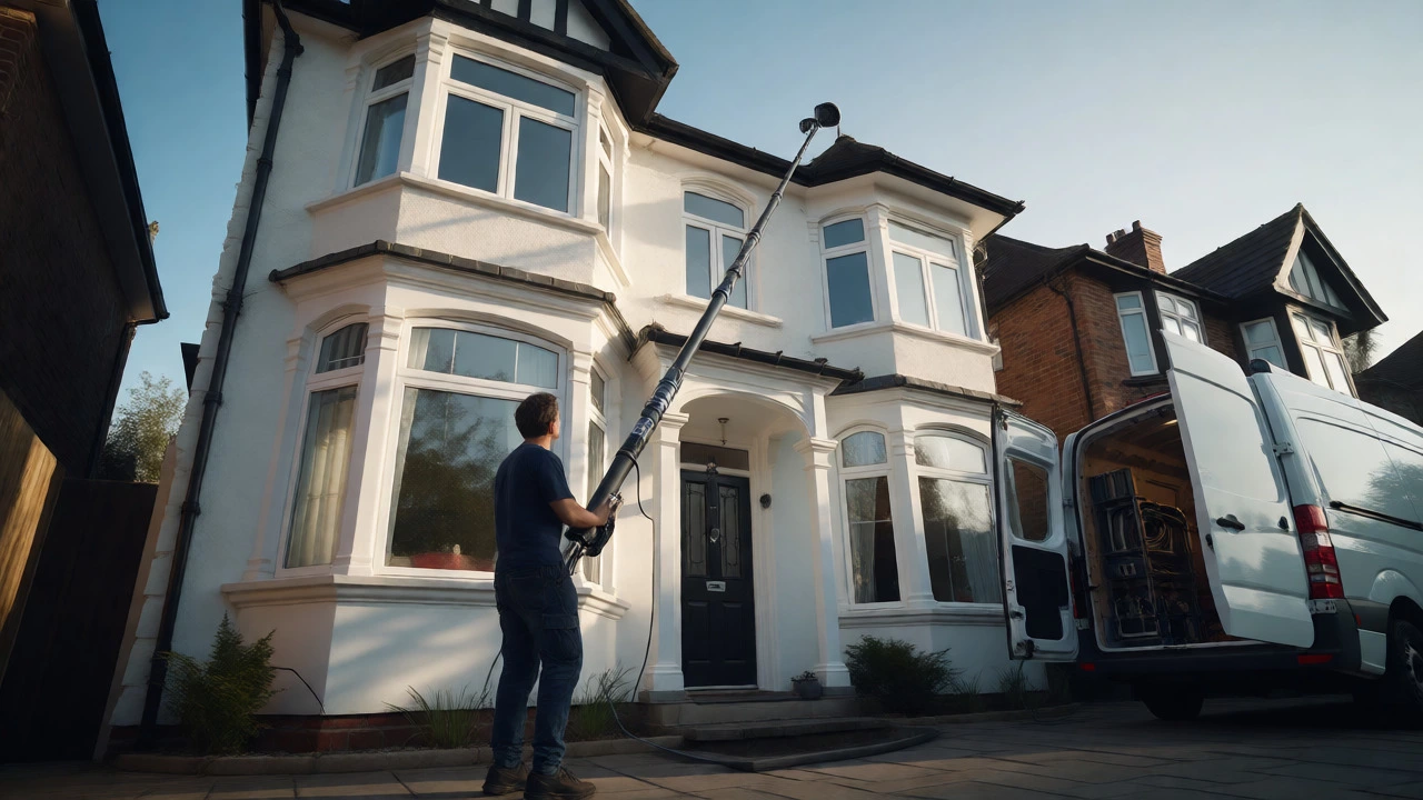 Why Window Cleaners Ditched Ladders for Pure Water Poles