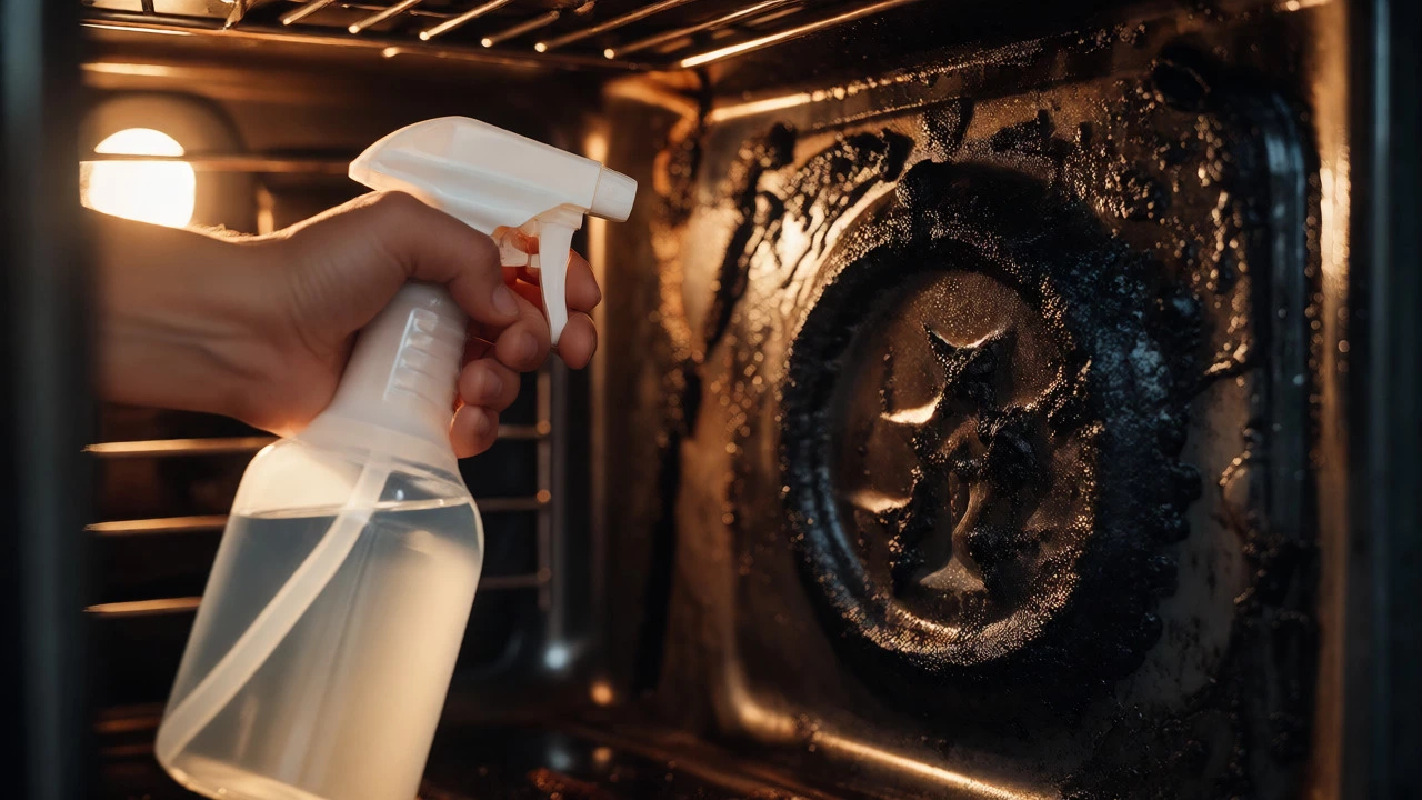 What Can I Mix with Vinegar to Clean My Oven?